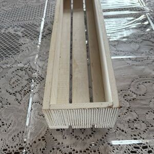 Farmhouse Cream Wooden Tray